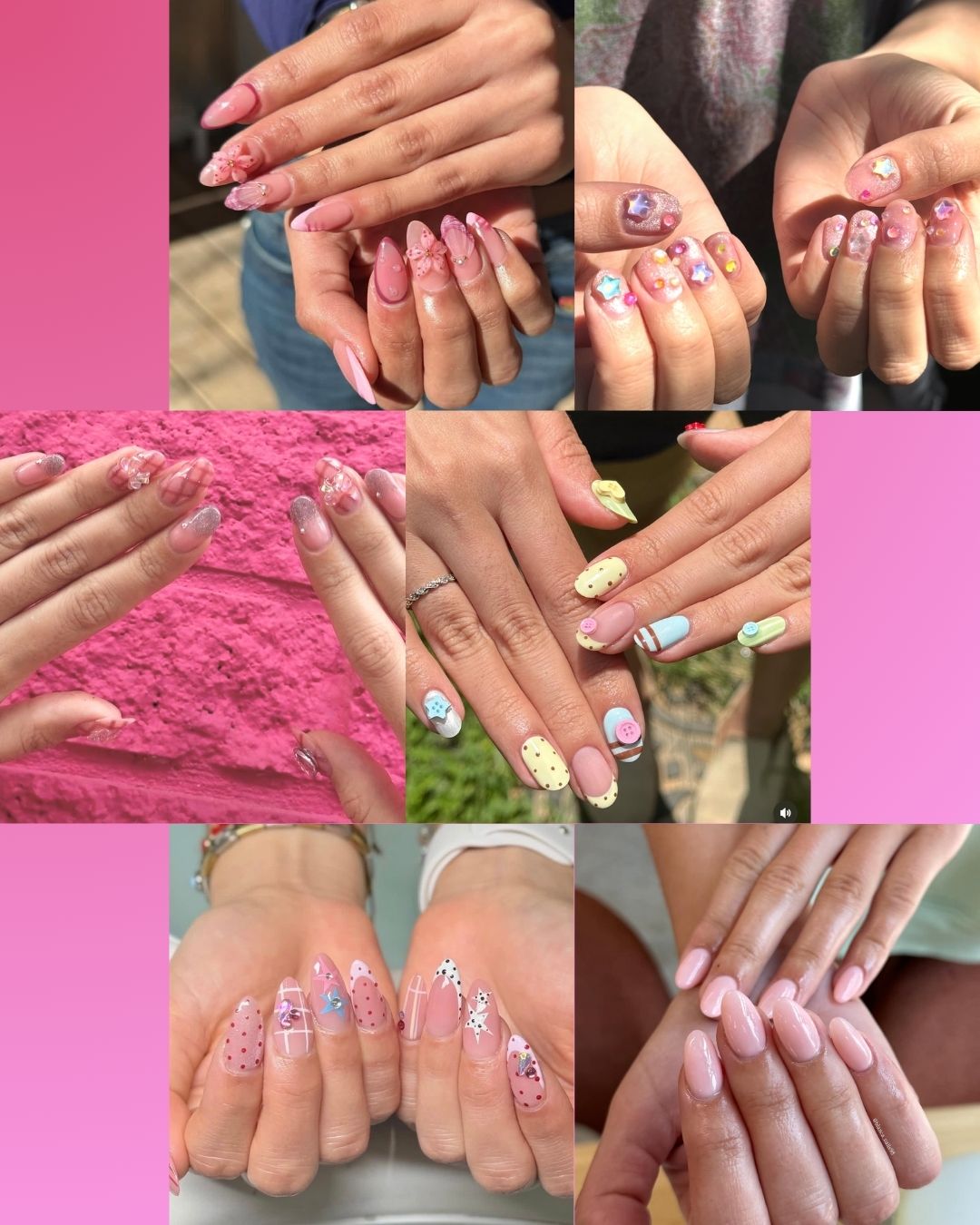 Elegant manicured hand